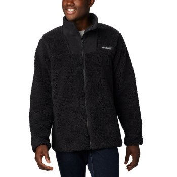 Columbia Muške Jakne - Winter Pass Full Zip Fleece Crne | JFRC-09843